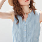 Textured V-Neck Midi Dress