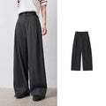 Pleated Wide-Leg Pants