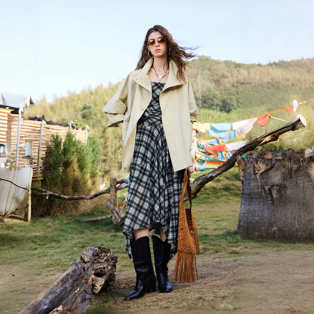 Stand-Collar Utility Jacket
