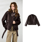 Stand-Collar Pocket Jacket