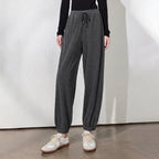 Drawstring Cuffed Jogger Pants