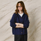 Toggle-Front Hooded Cardigan