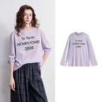 Slogan Long-Sleeve Tee
