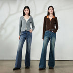 Washed Flared Jeans