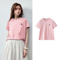 Graphic Short-Sleeve Henley Tee