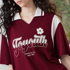 V-Neck Sports Jersey Tee