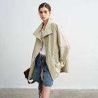 Stand-Collar Utility Jacket