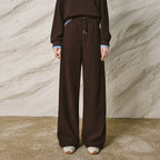 Contrast-Trim Sweatshirt and Pants Set