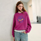 Floral Graphic Crewneck Sweatshirt