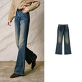 Faded Flared Jeans