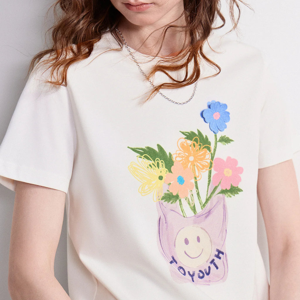Flower-Bouquet Graphic Tee