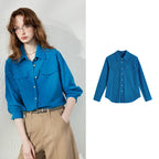 Flap-Pocket Button-Up Shirt Jacket