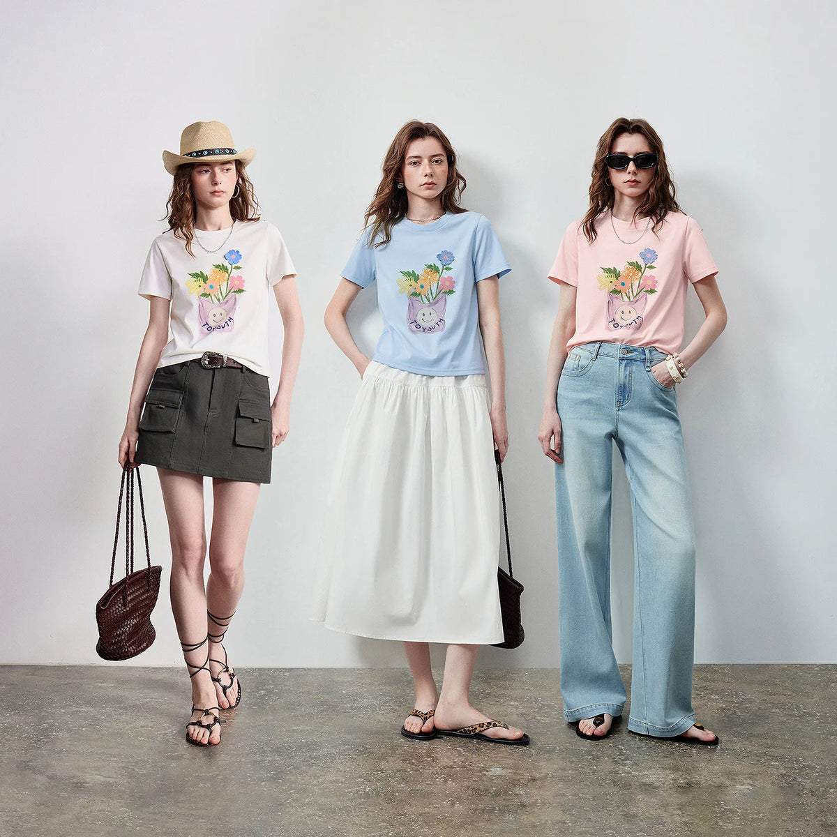 Flower-Bouquet Graphic Tee
