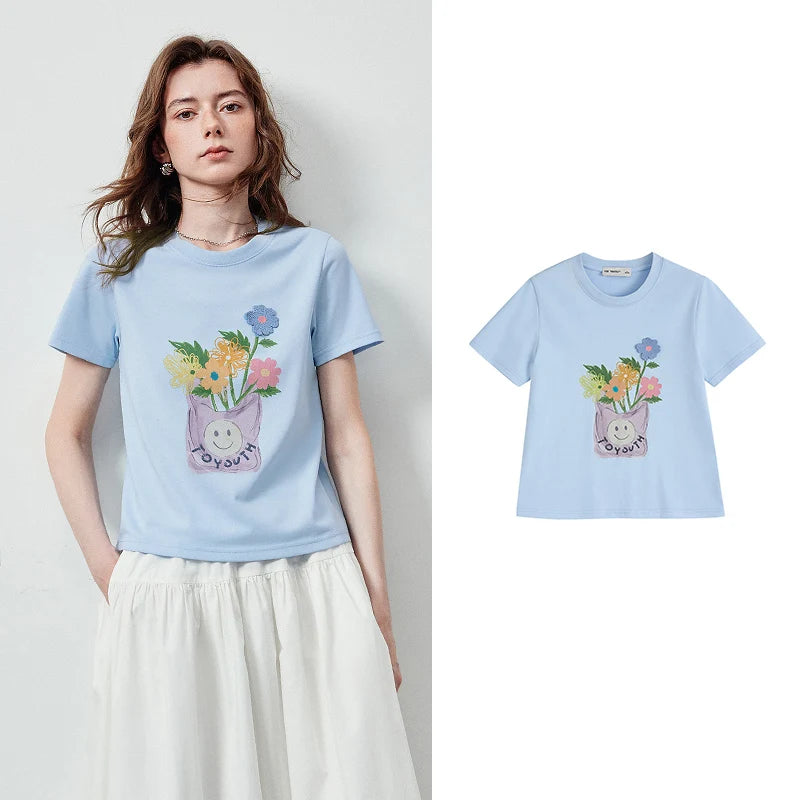 Flower-Bouquet Graphic Tee