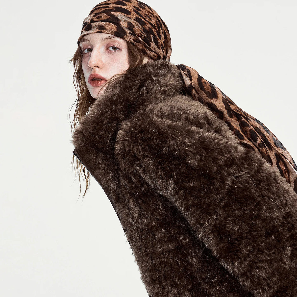 Shaggy Zip-Front Jacket