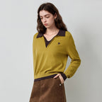 Contrast-Trim Knit Polo