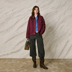 Stand-Collar Zip Jacket