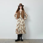 Cropped Button-Up Waistcoat