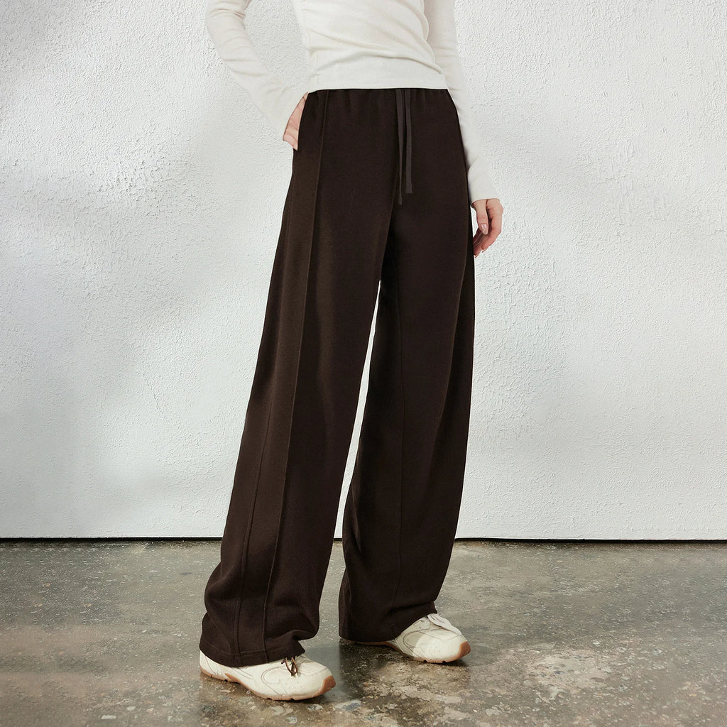 Drawstring Wide-Leg Pants
