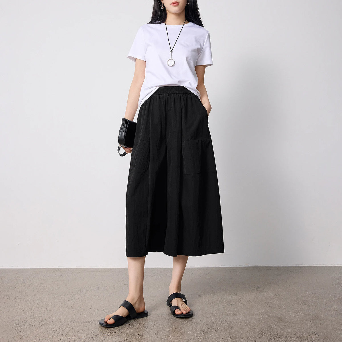 Cropped Wide-Leg Culottes
