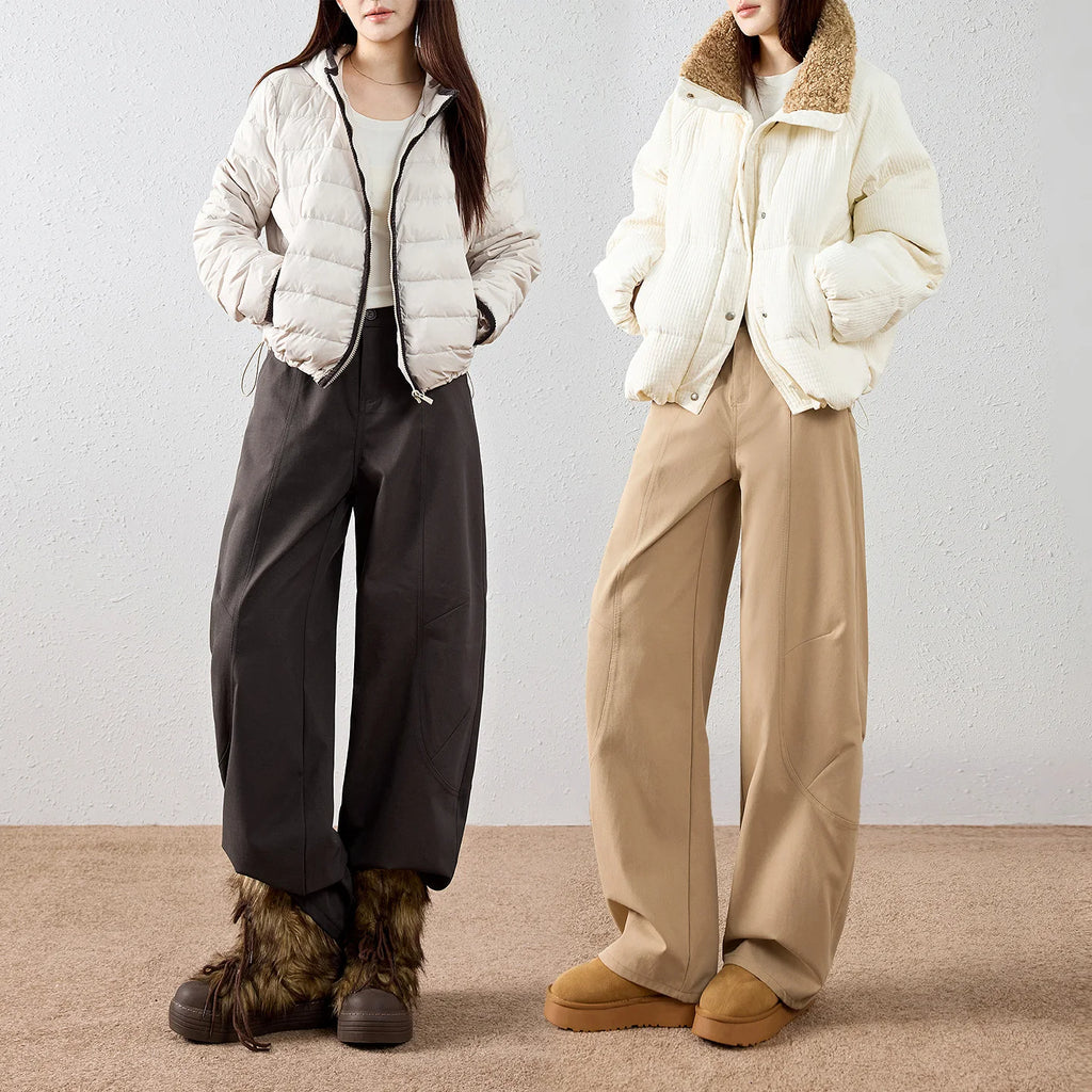 Seam-Detail Cargo Pants