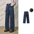 Washed Straight-Leg Jeans
