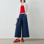 Cropped Wide-Leg Jeans