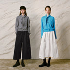 Contrast-Button Knit Cardigan