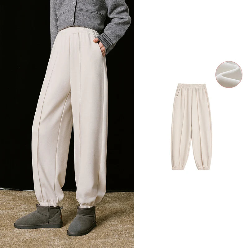 Seam-Detail Tapered Joggers