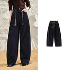 Curved-Leg Jeans