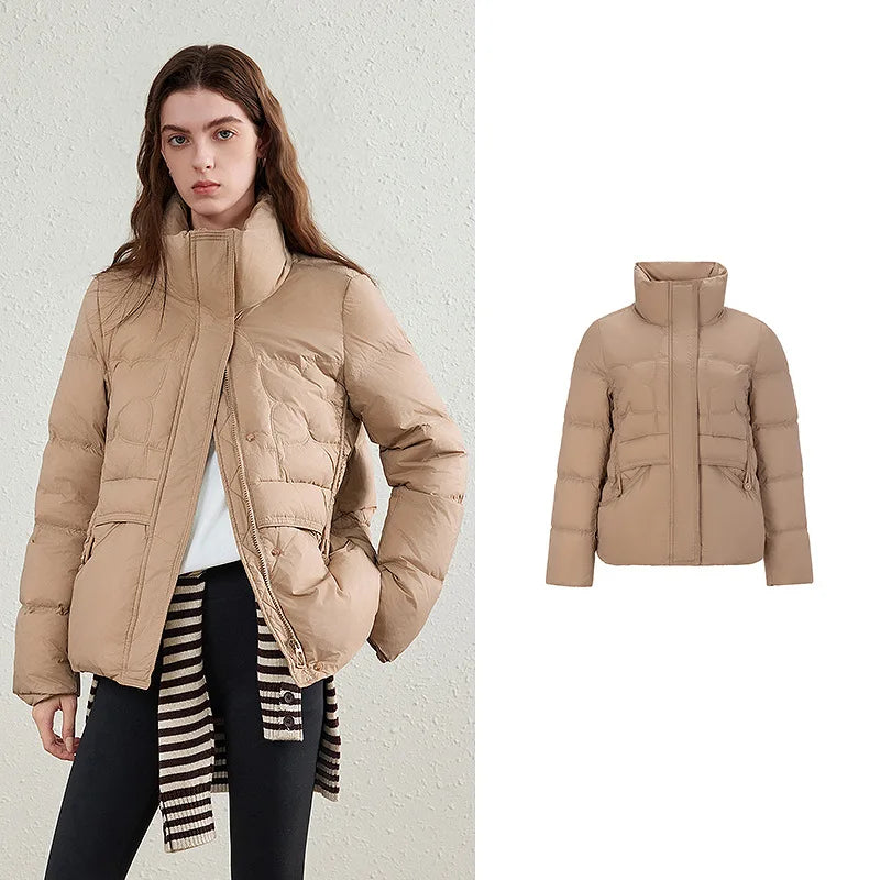 Stand-Collar Puffer Jacket