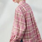 Plaid Long-Sleeve Button-Up Shirt
