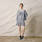 Floral Sweatshirt and Mini Skirt Set