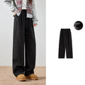 Elastic-Waist Straight-Leg Pants