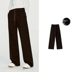 Relaxed Straight-Leg Pull-On Pants