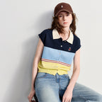 Colorblock Button-Front Polo