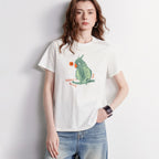 Parrot Graphic Crewneck Tee