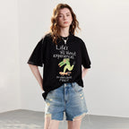 Crocodile Graphic Crewneck Tee