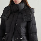 Long Hooded Puffer Coat