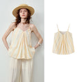 Striped Pleated Camisole