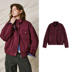 Stand-Collar Zip Jacket