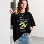 Crocodile Graphic Crewneck Tee