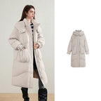 Hooded Longline Puffer Coat