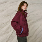 Stand-Collar Zip Jacket