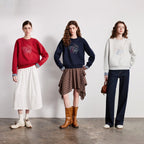 Horse Graphic Layered-Look Sweatshirt