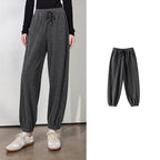 Drawstring Cuffed Jogger Pants