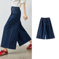 Cropped Wide-Leg Jeans