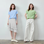 Layered-Look Textured Tee