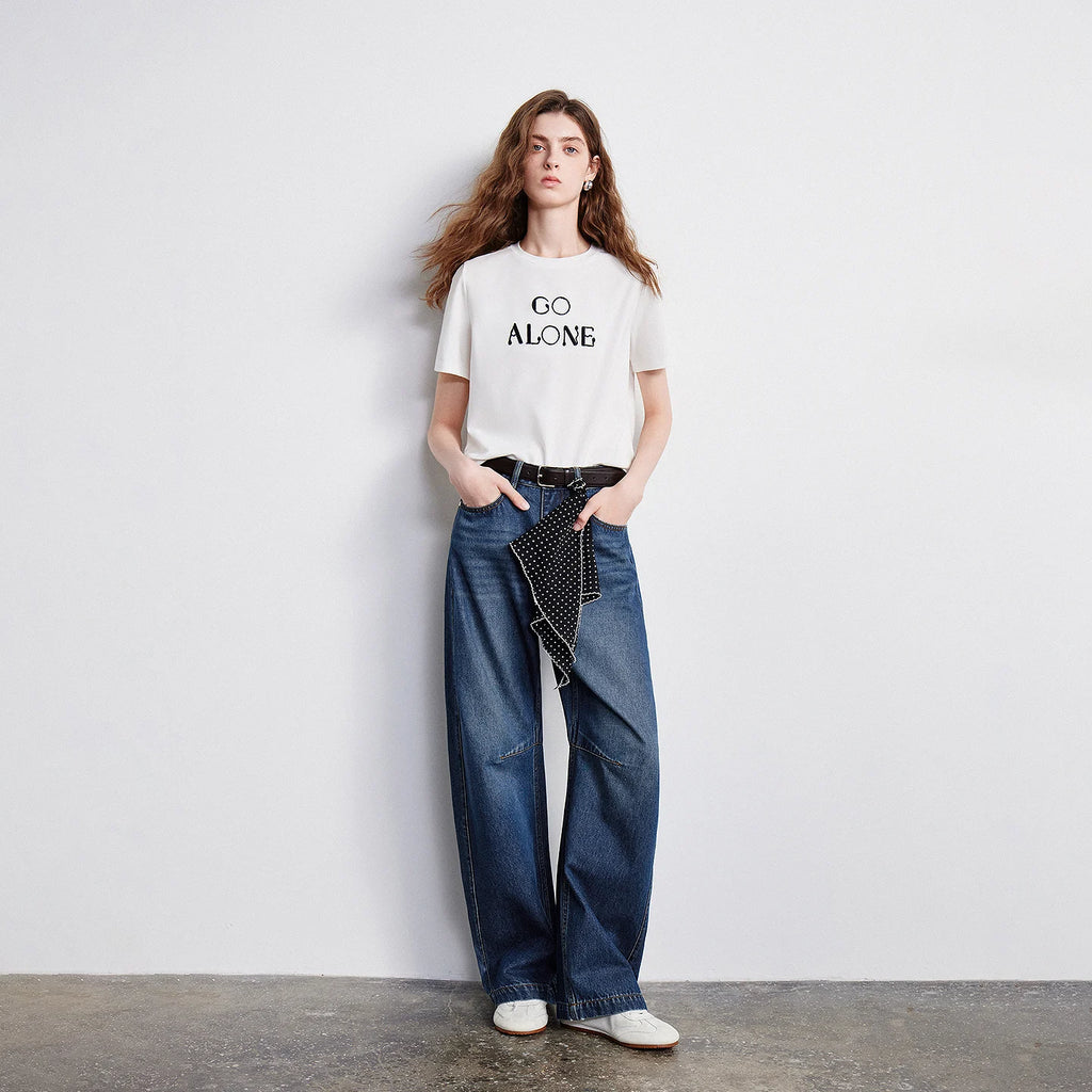 Lettering Crewneck Tee