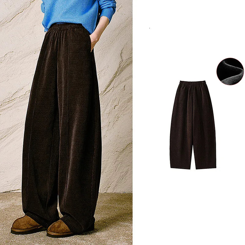 Relaxed Balloon-Leg Pants